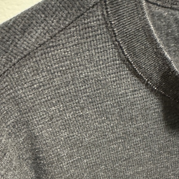 Sonoma Men's Charcoal Long Sleeve Henley - Picture 3 of 3